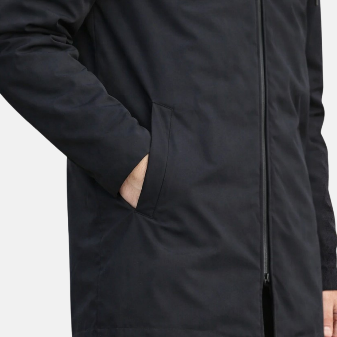 Cole Weatherproof long Coat | Men’s Insulated Winter Outerwear